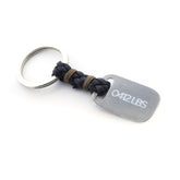 MATRICULA- llavero personalizable medalla plata 22x33mm